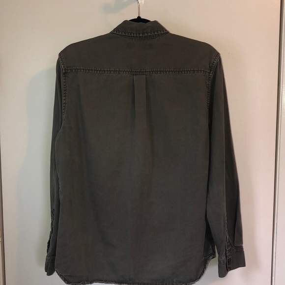 Army Green Over-shirt - Picture 2 of 4